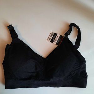 Angelina L/XL Black Nursing Bra NWT